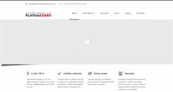 Desktop Screenshot of apartamentosplayadeezaro.com